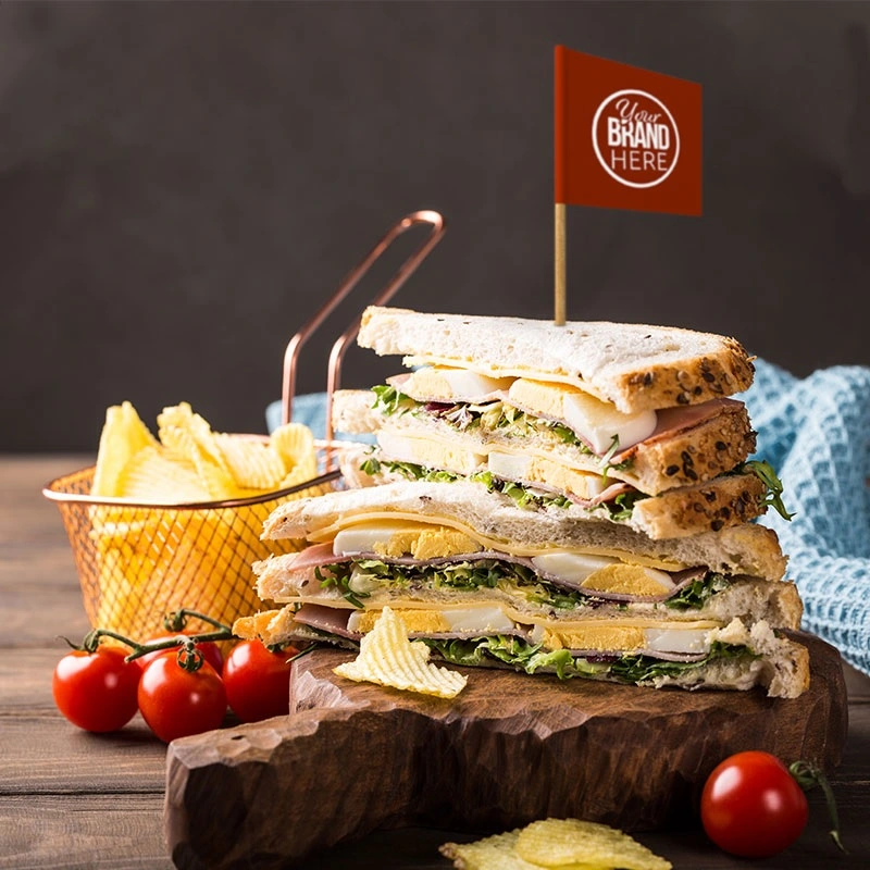 sandwich flag toothpick