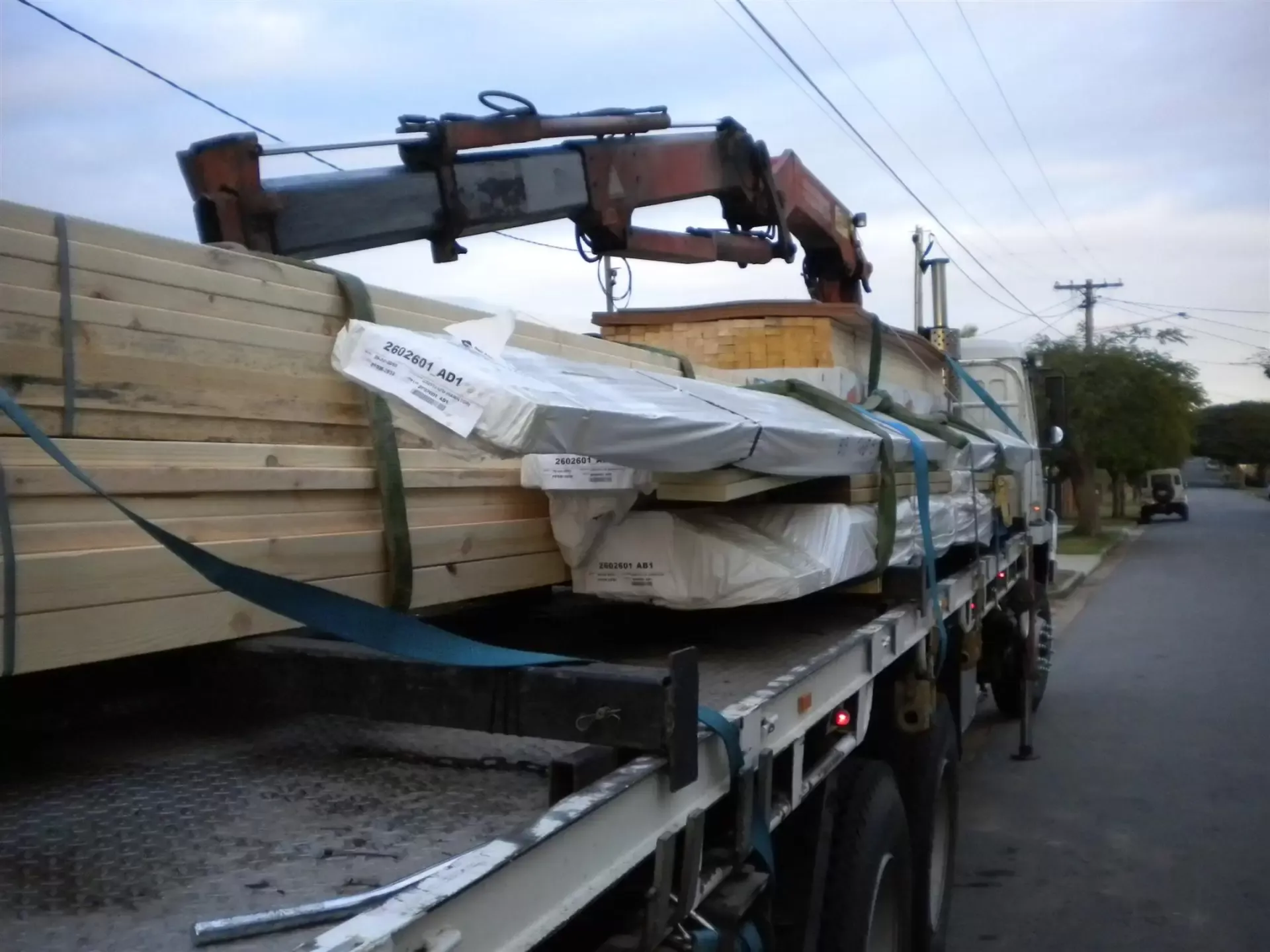 Crane Truck Transport