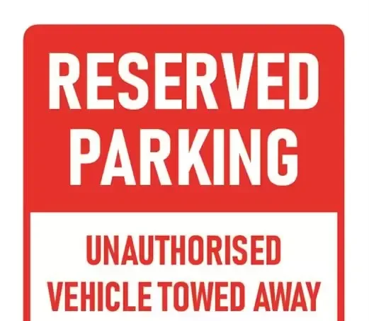 Parking Sign Printing